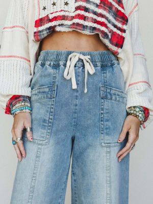 Till Dawn Pants - Light Denim M / Light Denim