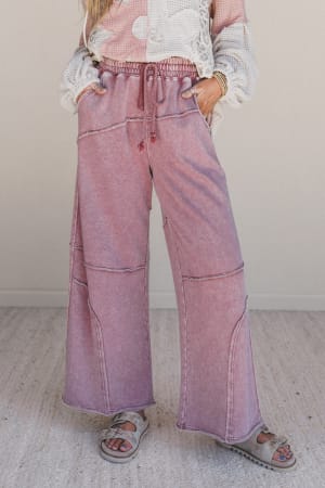 True Flame Wide Leg Pants: undefined