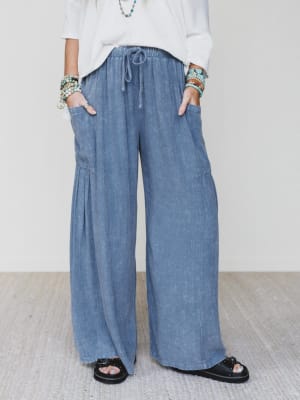 The Nest Laidback Nomad Denim Pants - Denim L / Denim
