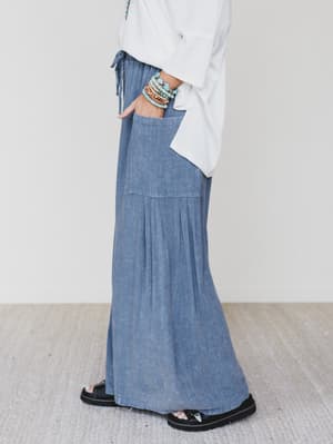 The Nest Laidback Nomad Denim Pants - Denim L / Denim
