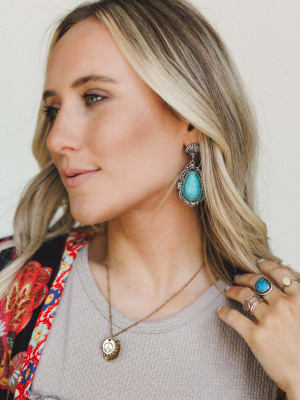 Reba Earrings - Turquoise OS / Turquoise