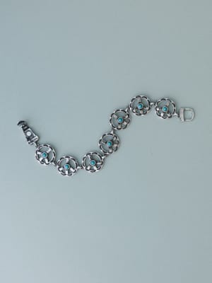 Peace Locked In Bracelet - Turquoise OS / Turquoise