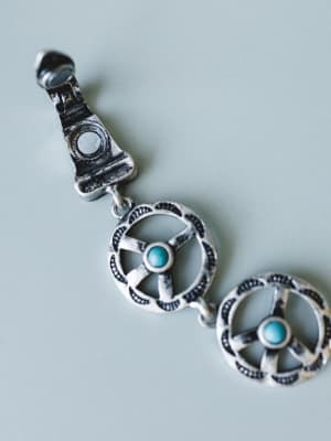 Peace Locked In Bracelet - Turquoise OS / Turquoise