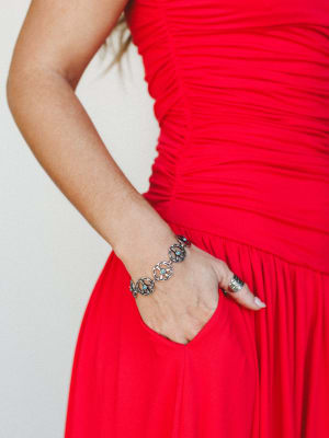 Peace Locked In Bracelet - Turquoise OS / Turquoise