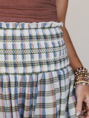 Journey Home Maxi Skirt - Denim L / Denim