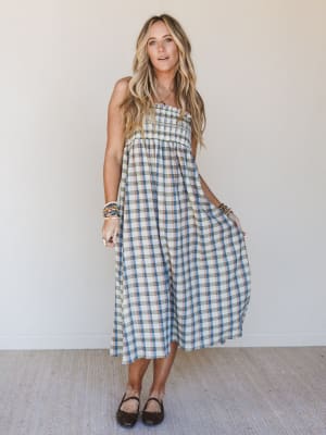 Journey Home Maxi Skirt  - Denim L / Denim