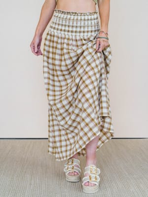 Journey Home Maxi Skirt: undefined