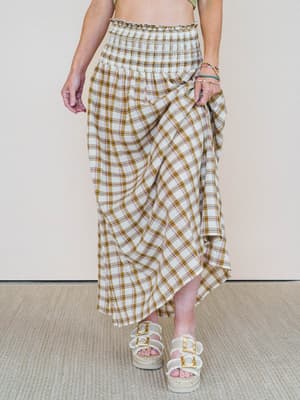 Journey Home Maxi Skirt: undefined