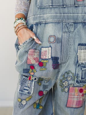Garden Patch 2 Piece Bundle - Dusty Blue