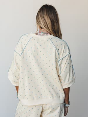 On the Chase Polka Dot 2 Piece Bundle - Butter Yellow