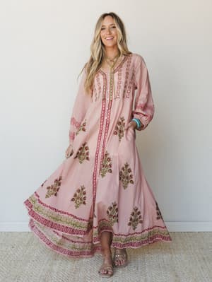 Bali Coat 3 Piece Bundle - Pink