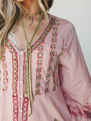 Bali Coat 3 Piece Bundle - Pink