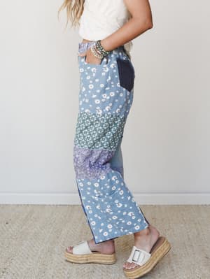 Lace Denim Reverie 2 Piece Bundle - Natural