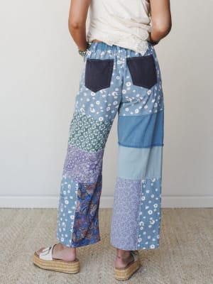 Lace Denim Reverie 2 Piece Bundle - Natural