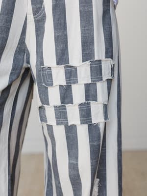 Coastal Harmony 2 Piece Bundle - Charcoal Stripe