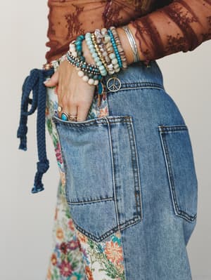Lace & Denim 2 Piece Bundle - Denim
