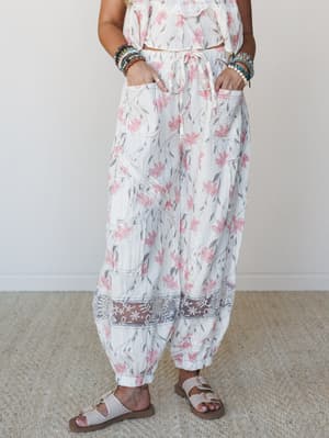 Petals Set 2 Piece Bundle - Ivory Floral