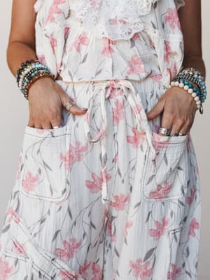 Petals Set 2 Piece Bundle - Ivory Floral