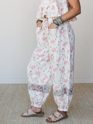 Petals Set 2 Piece Bundle - Ivory Floral