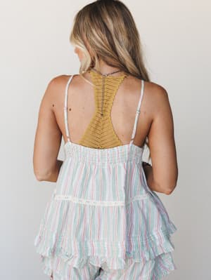 Tinker Stripe Set 2 Piece Bundle - Mint Lavender