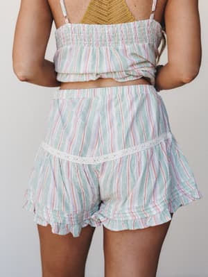 Tinker Stripe Set 2 Piece Bundle - Mint Lavender