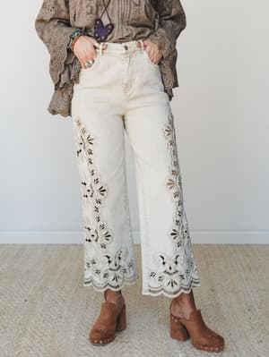 Eyelet Dream 2 Piece Bundle - Sand