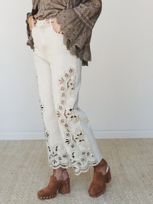 Eyelet Dream 2 Piece Bundle - Sand