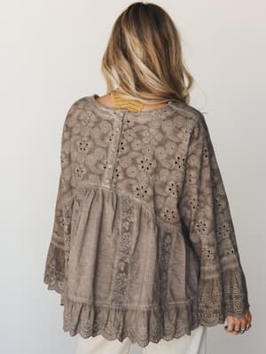 Eyelet Dream 2 Piece Bundle - Sand