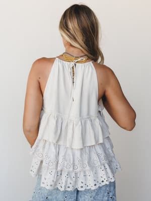 Ruffle Bloom 2 Piece Bundle - Taupe