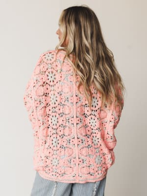 Time for Change Cardigan - Orange Natural OS / Orange Natural