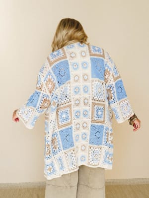 Holiday Journey Cardigan - Blue Multi OS / Blue Multi