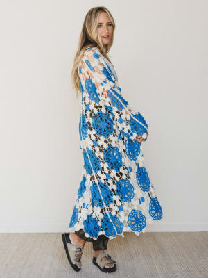 Dazzling Light Duster Kimono: undefined