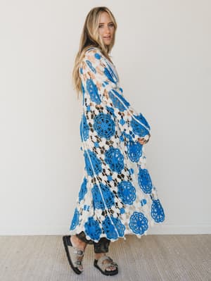 Dazzling Light Duster Kimono: undefined