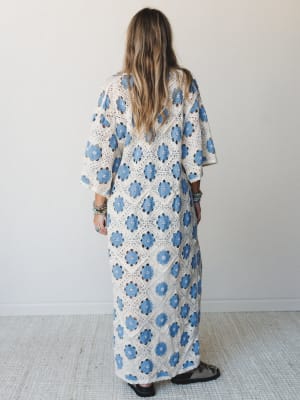 Flower Fest Cardigan - Natural Sky OS / Natural Sky