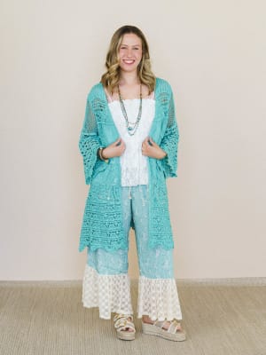 Crochet Duster Kimono: undefined