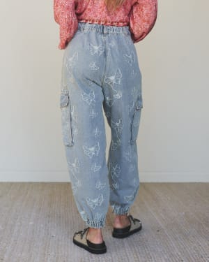 Butterfly Denim Pant - Denim L / Denim