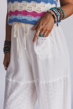 love-struck-embroidered-joggers-off-white/White