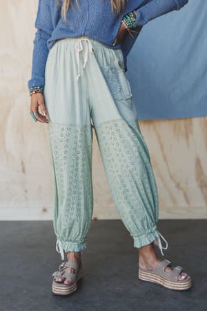 love-struck-embroidered-joggers-pistachio/Green