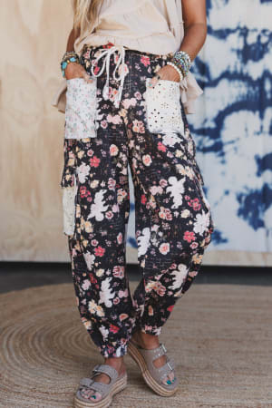 Garden Glow Cargo Pants: undefined