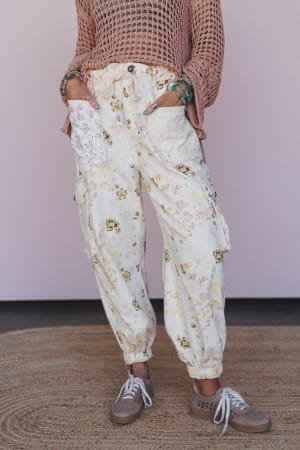 Garden Glow Cargo Pants: undefined