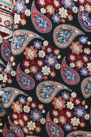 Groovy Effect Pants - Black Multi L / Black Multi