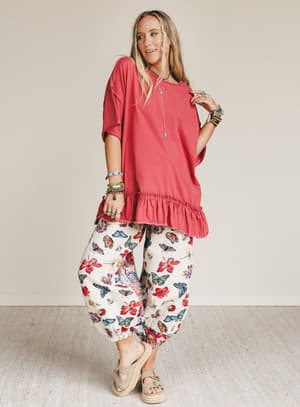 the-nest-mariah-ruffle-tee-mauve/Mauve