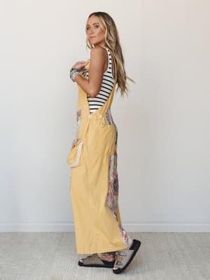 Soak up the Sun Overalls - Dandelion L / Dandelion