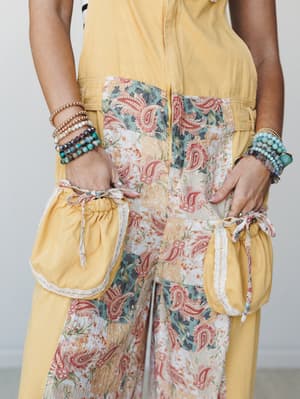 Soak up the Sun Overalls - Dandelion L / Dandelion