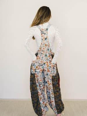 Life in Bloom Overalls - Natural Multi S / Natural Multi