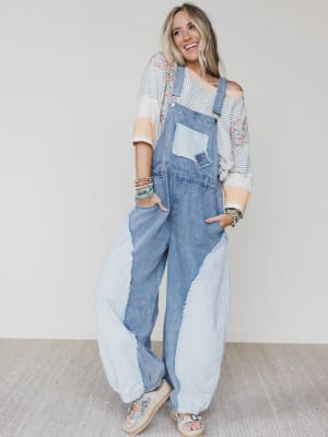 State of Mind Overalls - Denim L / Denim