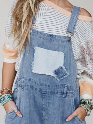State of Mind Overalls - Denim L / Denim