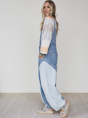 State of Mind Overalls - Denim L / Denim
