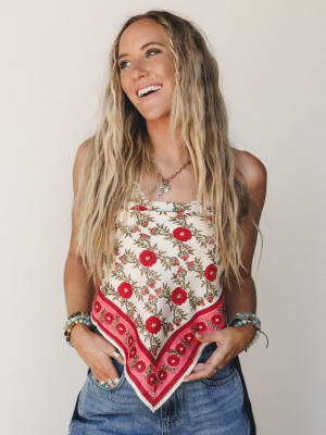 Sun Chaser Bandana - Cream Multi OS / Cream Multi