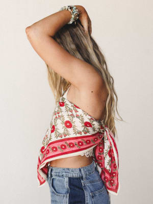 Sun Chaser Bandana - Cream Multi OS / Cream Multi